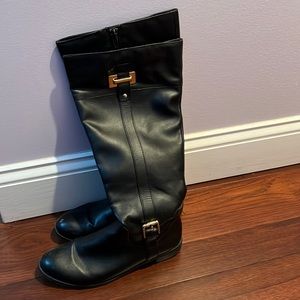 Black Knee High Boots